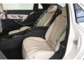 Porcelain/Black Rear Seat Photo for 2018 Mercedes-Benz S #128138962