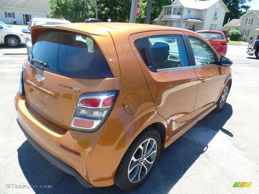 2017 Sonic LT Hatchback - Orange Burst Metallic / Jet Black photo #5
