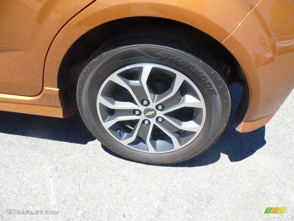 2017 Sonic LT Hatchback - Orange Burst Metallic / Jet Black photo #9