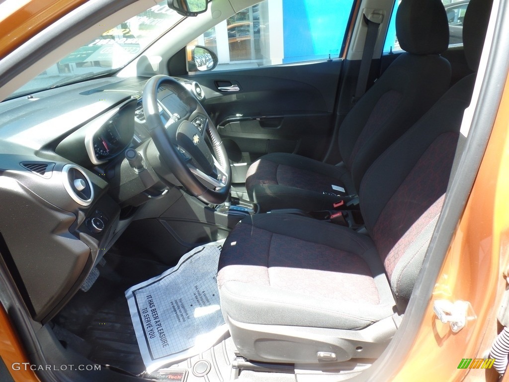 2017 Sonic LT Hatchback - Orange Burst Metallic / Jet Black photo #14