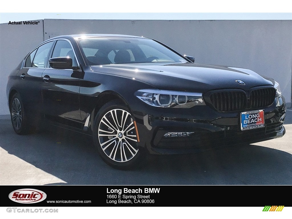 2018 5 Series 530i Sedan - Jet Black / Black photo #1