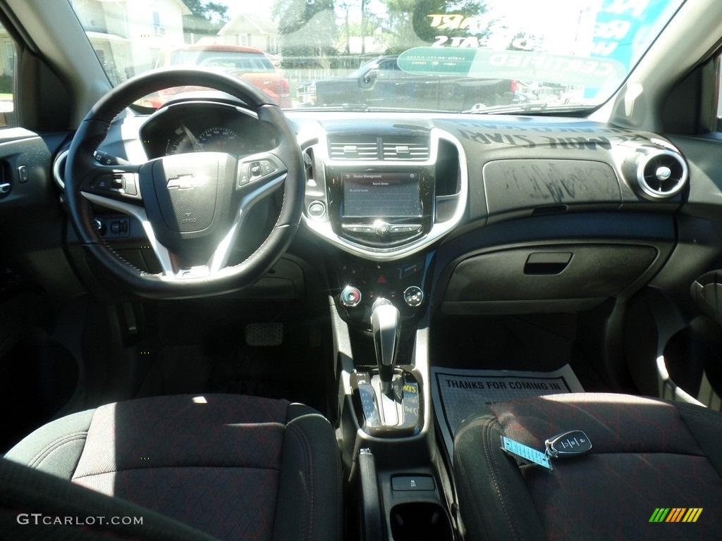 2017 Sonic LT Hatchback - Orange Burst Metallic / Jet Black photo #31