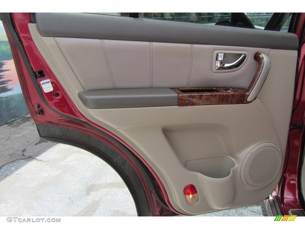2003 Sorento LX - Ruby Red Metallic / Beige photo #12