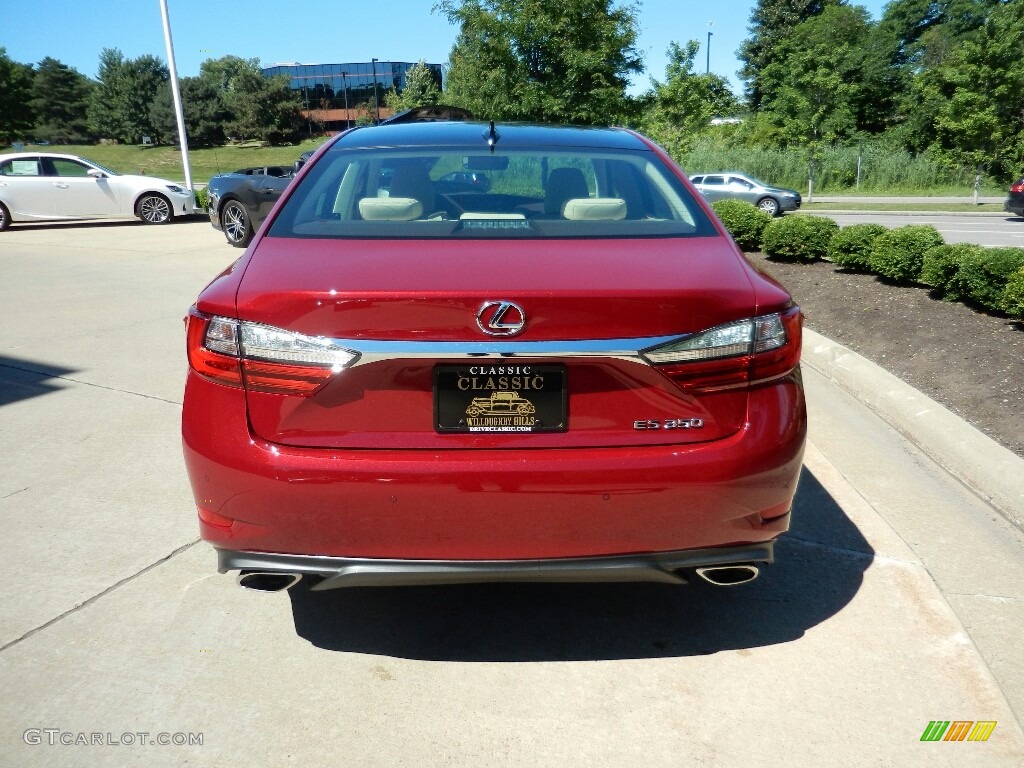 2018 ES 350 - Matador Red Mica / Parchment photo #6