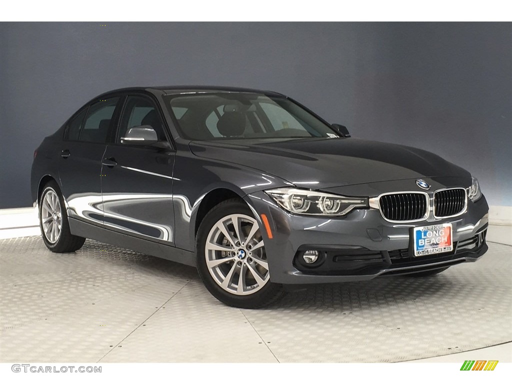 2018 3 Series 320i Sedan - Mineral Grey Metallic / Black photo #12