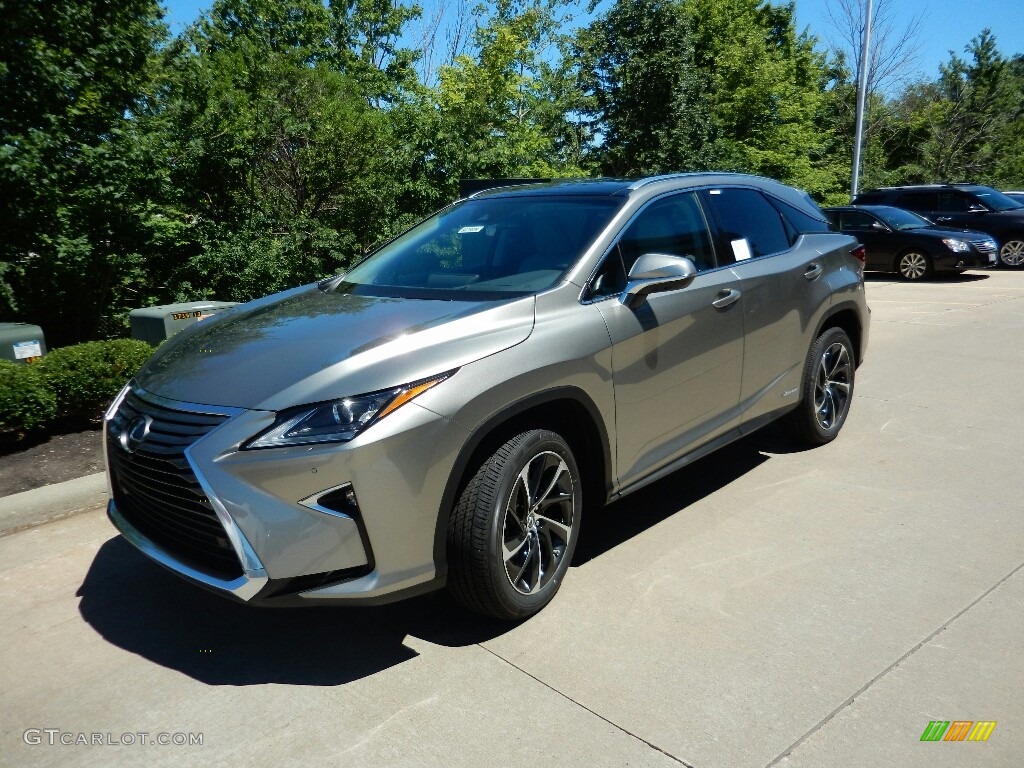 Atomic Silver 2018 Lexus RX 450h AWD Exterior Photo #128143738