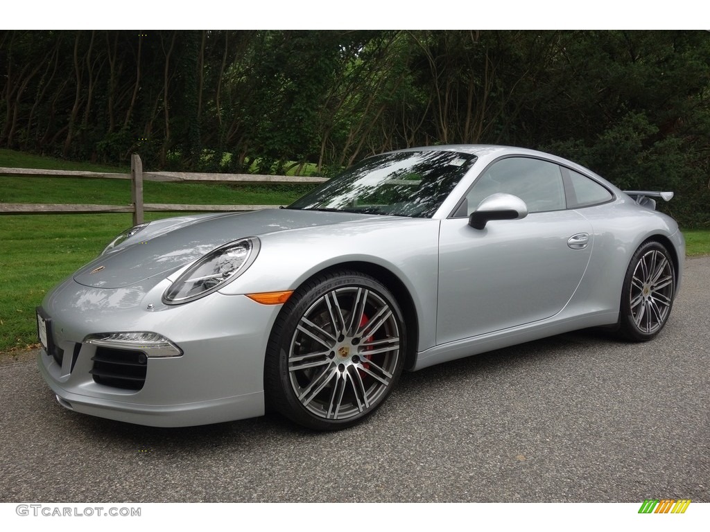 2015 911 Carrera S Coupe - Rhodium Silver Metallic / Black photo #1