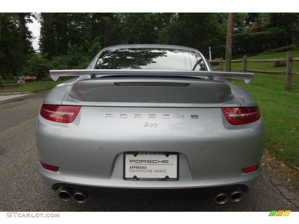 2015 911 Carrera S Coupe - Rhodium Silver Metallic / Black photo #5