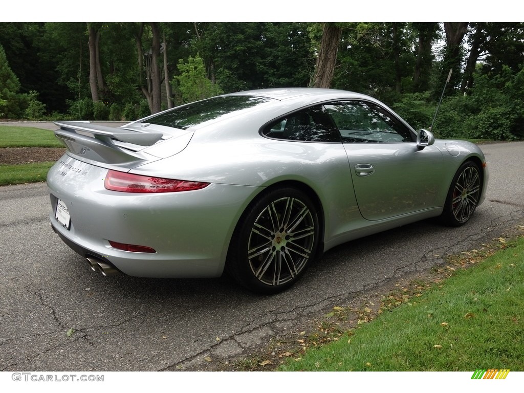 2015 911 Carrera S Coupe - Rhodium Silver Metallic / Black photo #6