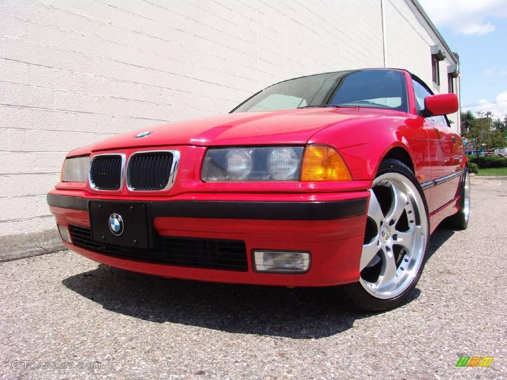 1999 3 Series 323i Convertible - Bright Red / Sand photo #1