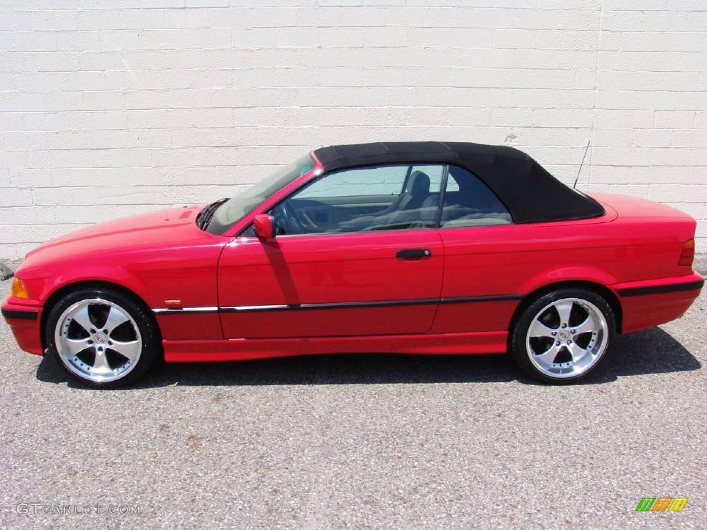 1999 3 Series 323i Convertible - Bright Red / Sand photo #3