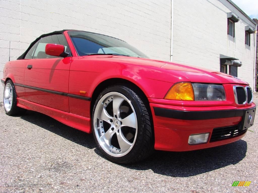 1999 3 Series 323i Convertible - Bright Red / Sand photo #7