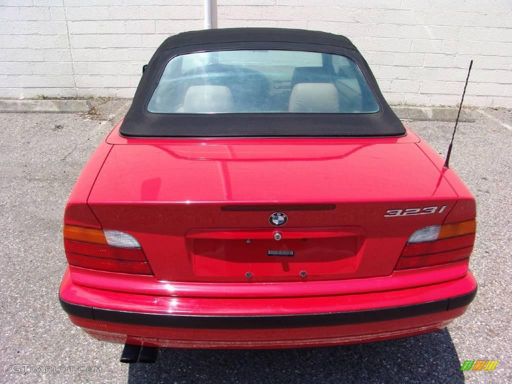 1999 3 Series 323i Convertible - Bright Red / Sand photo #10