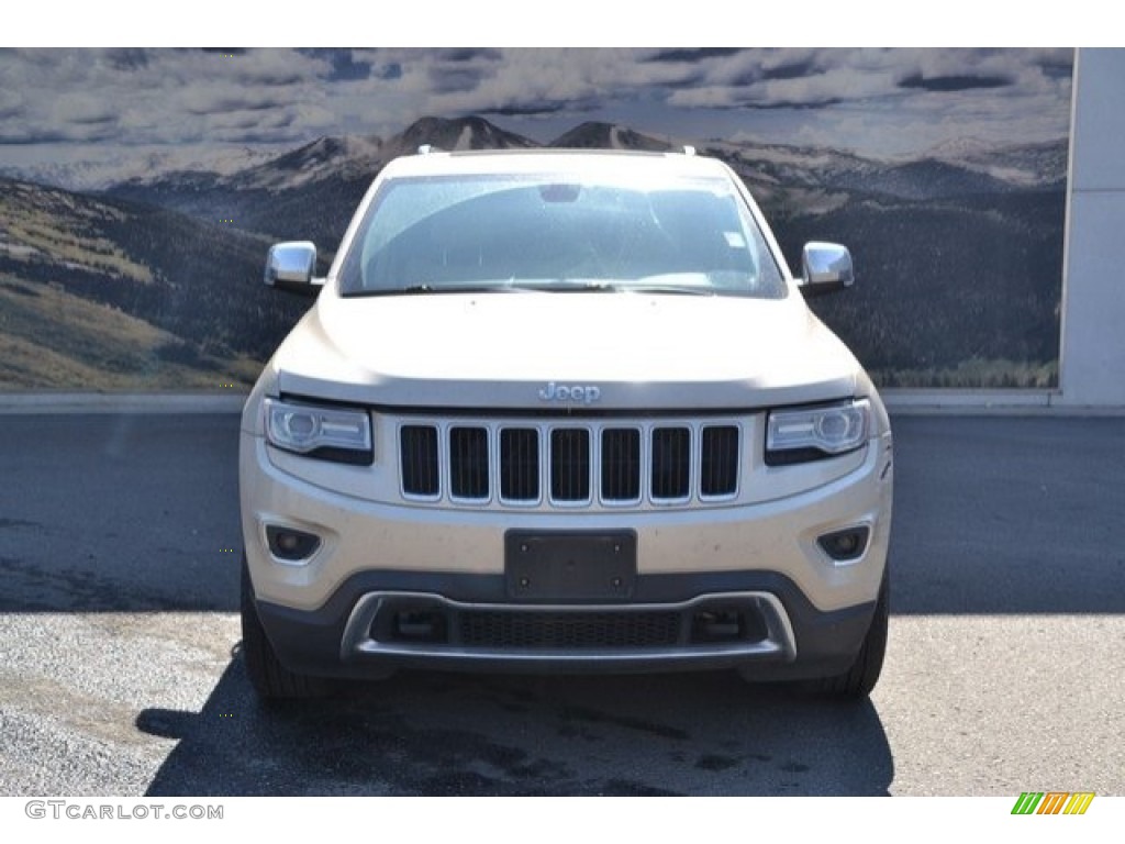 2014 Grand Cherokee Limited 4x4 - Cashmere Pearl / New Zealand Black/Light Frost photo #8