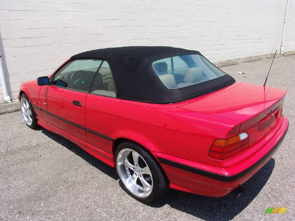 1999 3 Series 323i Convertible - Bright Red / Sand photo #14