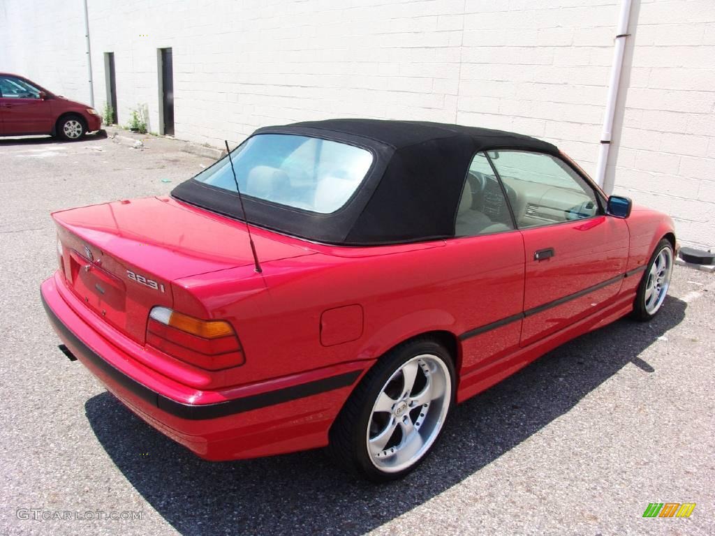 1999 3 Series 323i Convertible - Bright Red / Sand photo #16