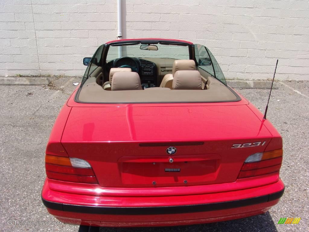 1999 3 Series 323i Convertible - Bright Red / Sand photo #31