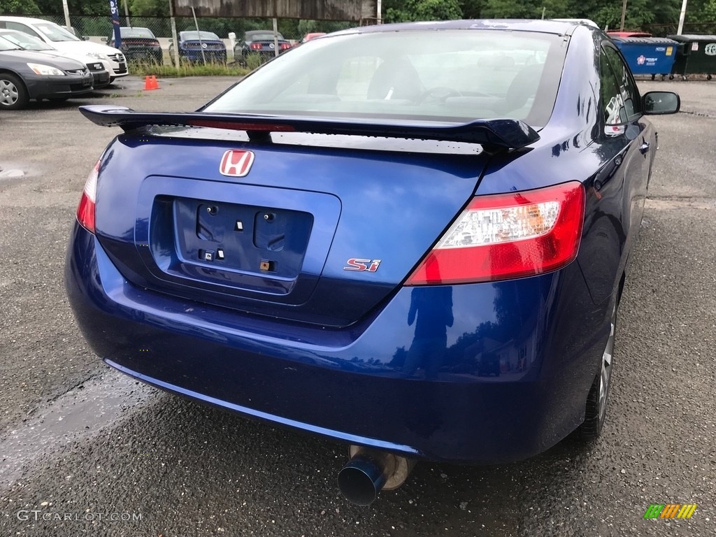 2007 Civic Si Coupe - Fiji Blue Metallic / Black photo #7