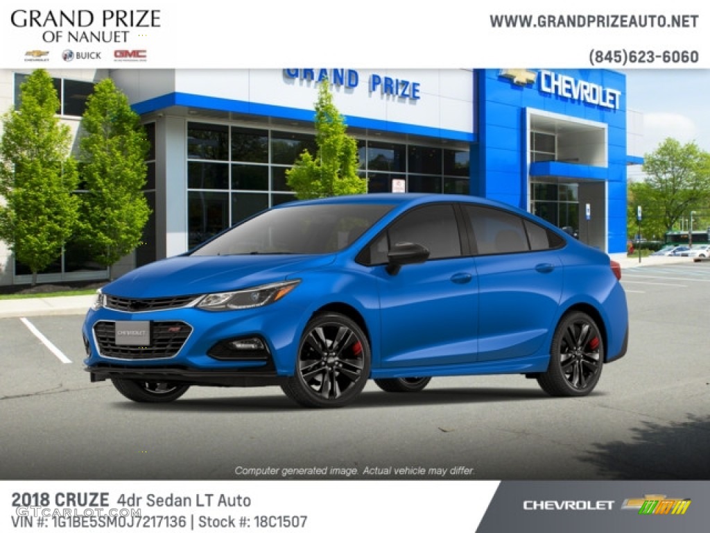 2018 Kinetic Blue Metallic Chevrolet Cruze Lt 128147647