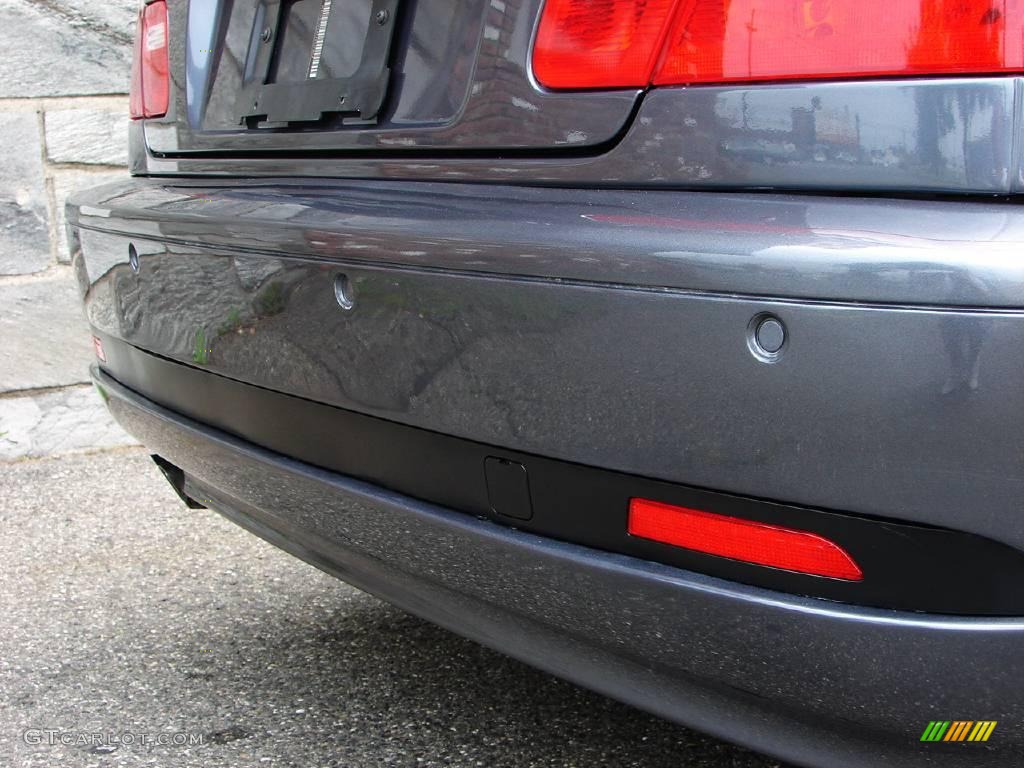 2003 3 Series 330i Coupe - Steel Blue Metallic / Black photo #6