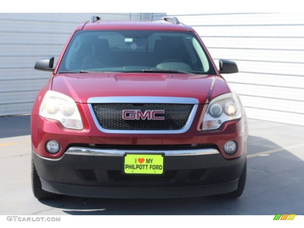 2011 Acadia SLE - Red Jewel Tintcoat / Ebony photo #2