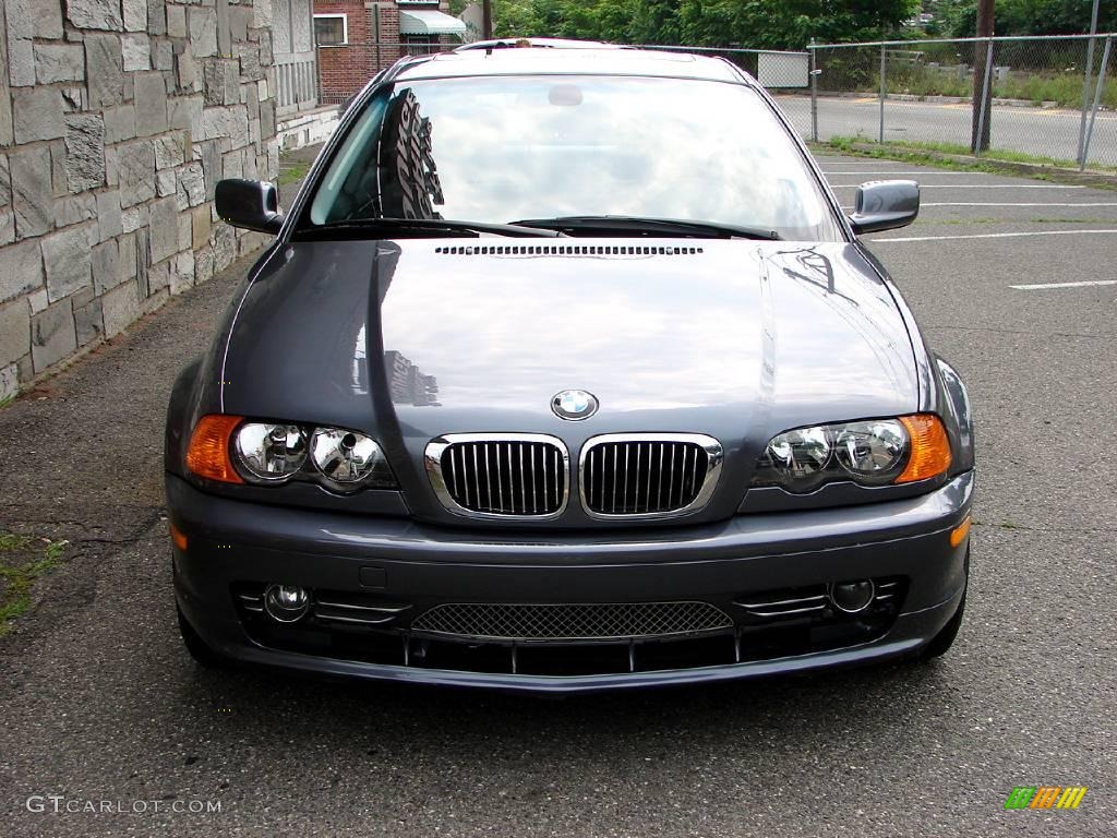 2003 3 Series 330i Coupe - Steel Blue Metallic / Black photo #14