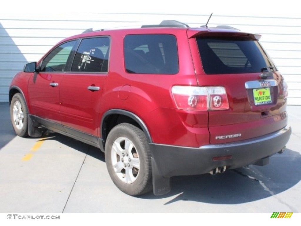 2011 Acadia SLE - Red Jewel Tintcoat / Ebony photo #8
