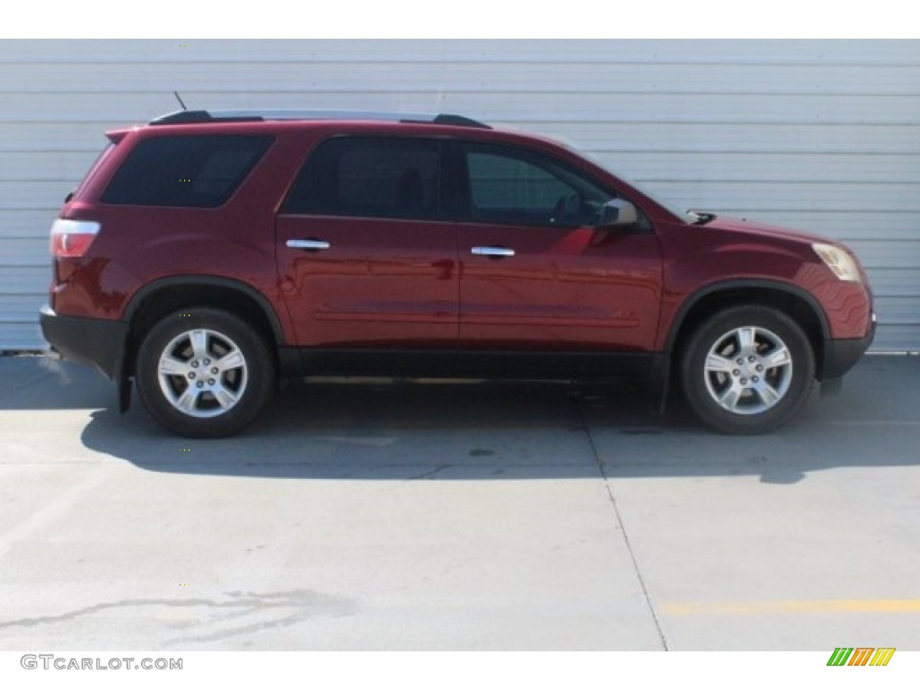 2011 Acadia SLE - Red Jewel Tintcoat / Ebony photo #11