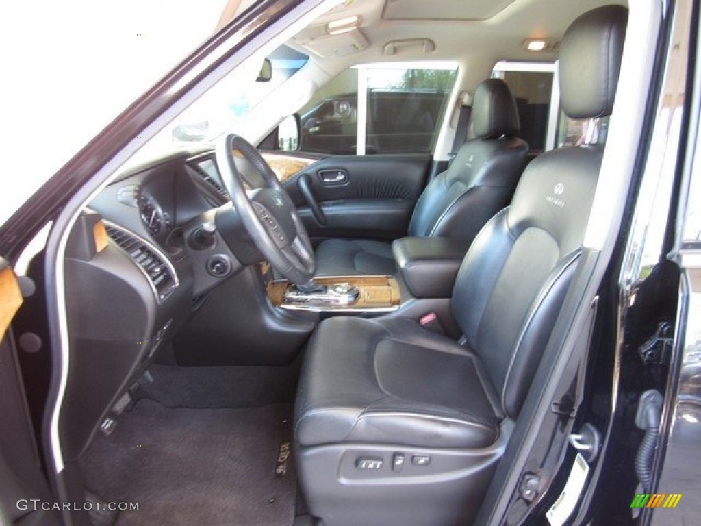 2013 QX 56 - Black Obsidian / Graphite photo #3