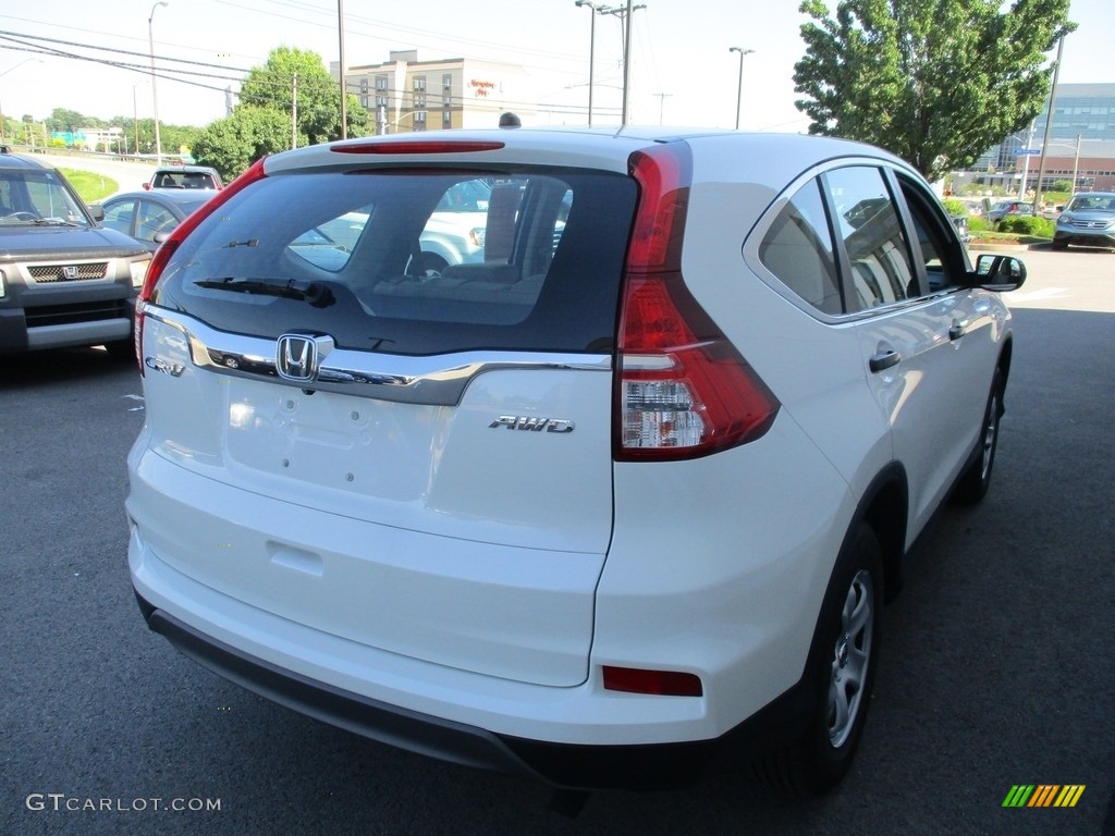 2015 CR-V LX AWD - White Diamond Pearl / Beige photo #5