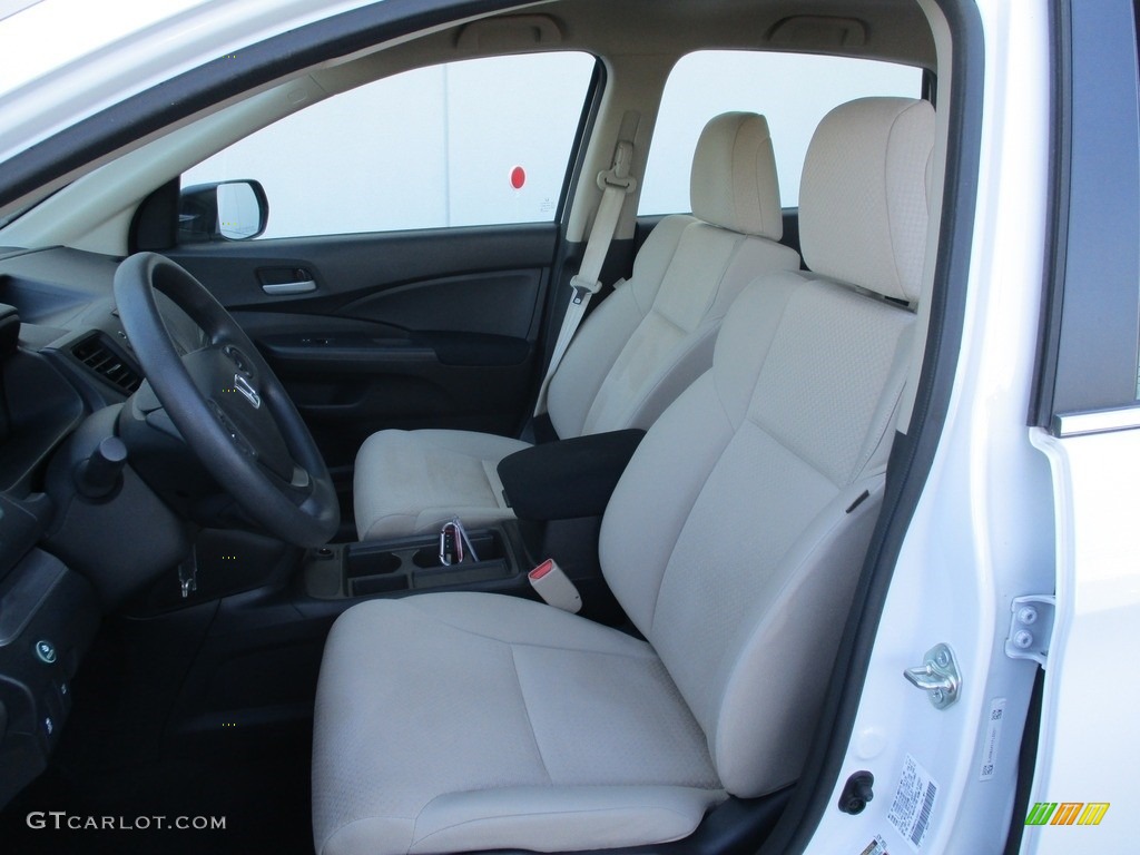 2015 CR-V LX AWD - White Diamond Pearl / Beige photo #11