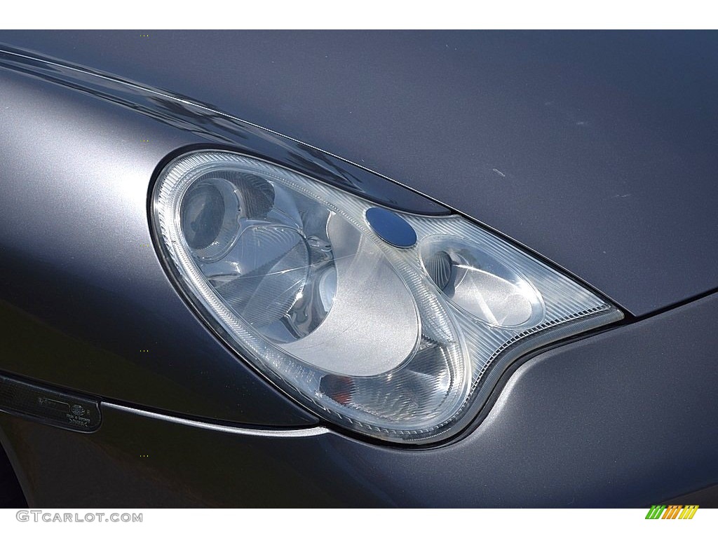 2002 911 Carrera Coupe - Seal Grey Metallic / Graphite Grey photo #17