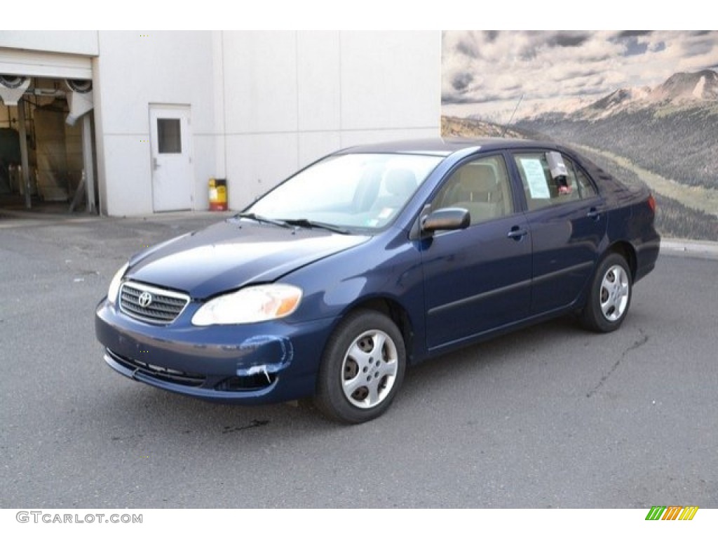 2007 Corolla CE - Indigo Ink Pearl / Beige photo #2
