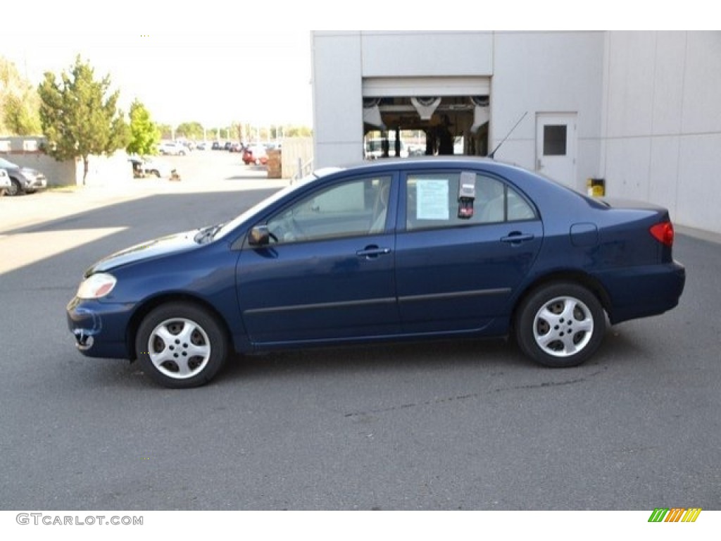 2007 Corolla CE - Indigo Ink Pearl / Beige photo #3