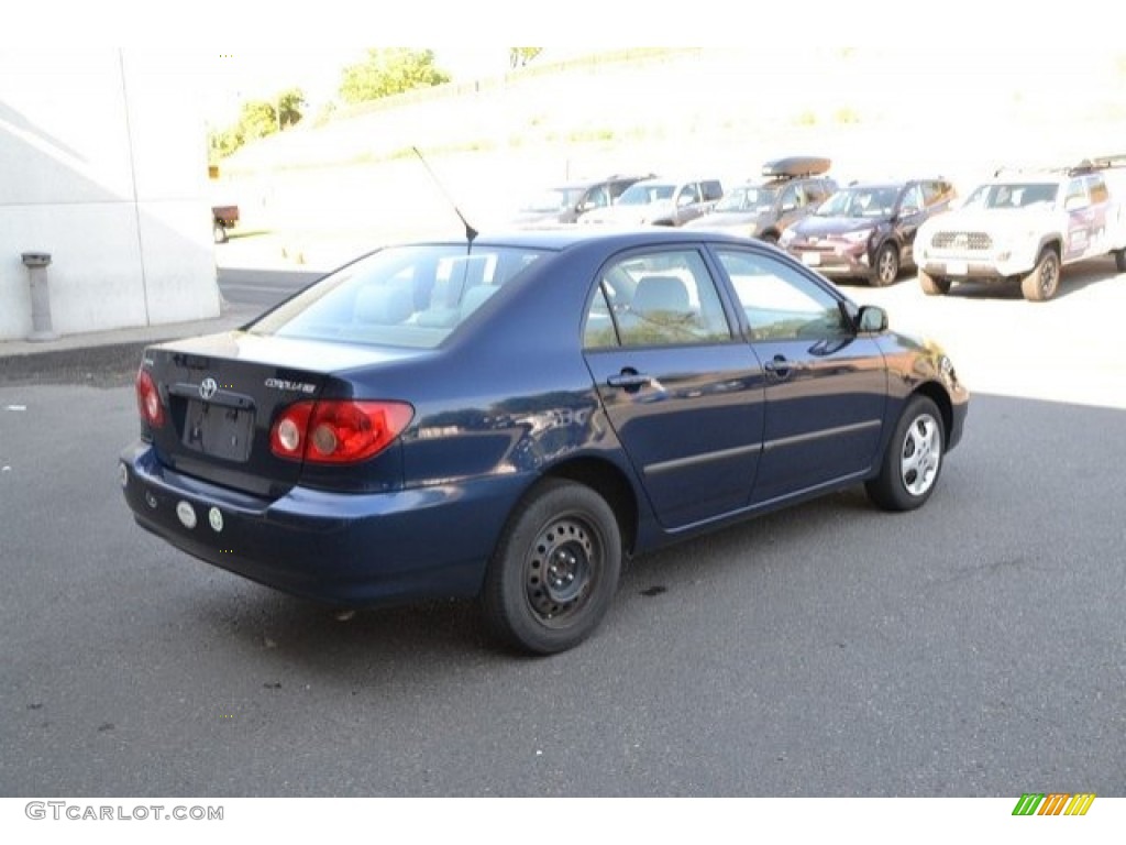 2007 Corolla CE - Indigo Ink Pearl / Beige photo #6