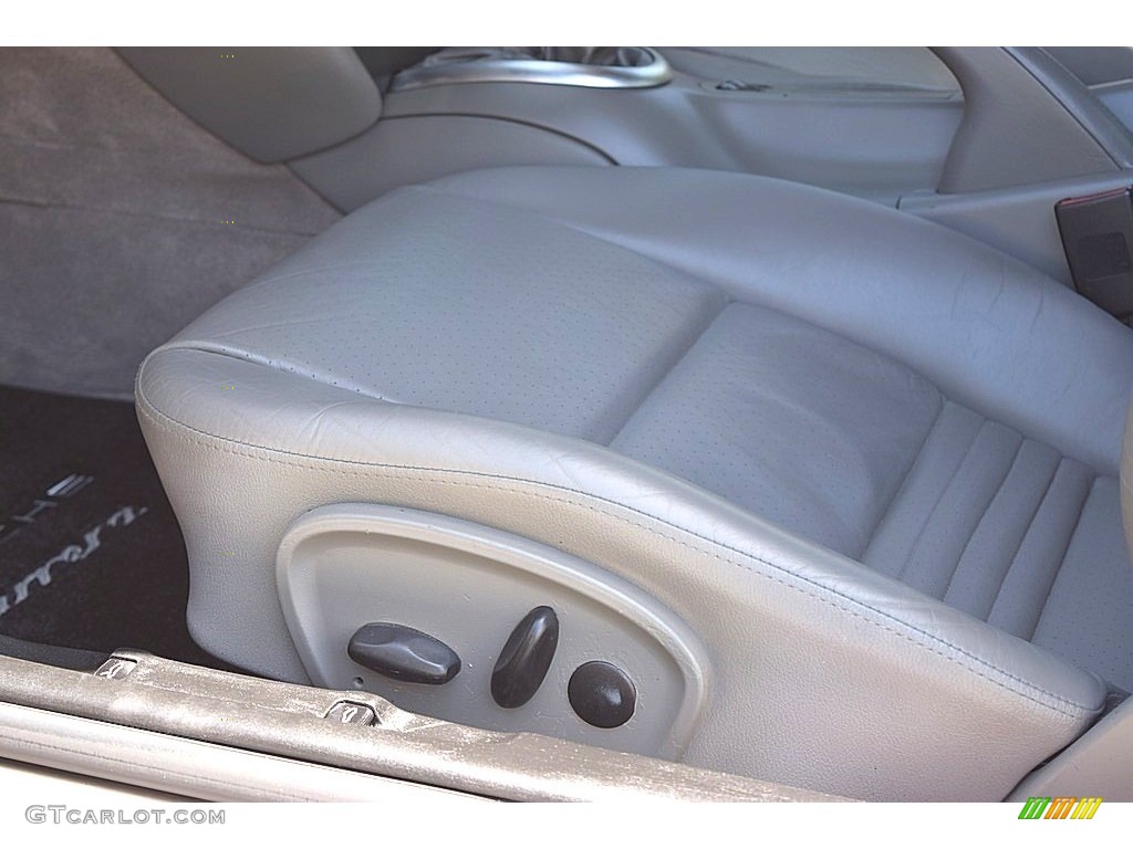 2002 911 Carrera Coupe - Seal Grey Metallic / Graphite Grey photo #30