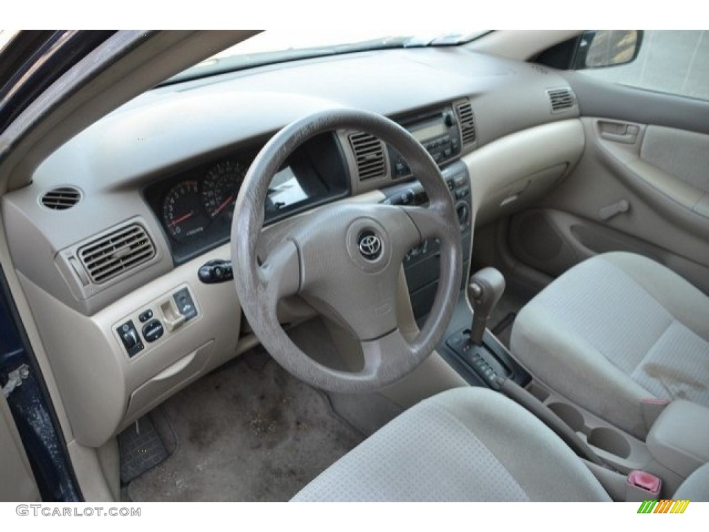 2007 Corolla CE - Indigo Ink Pearl / Beige photo #10