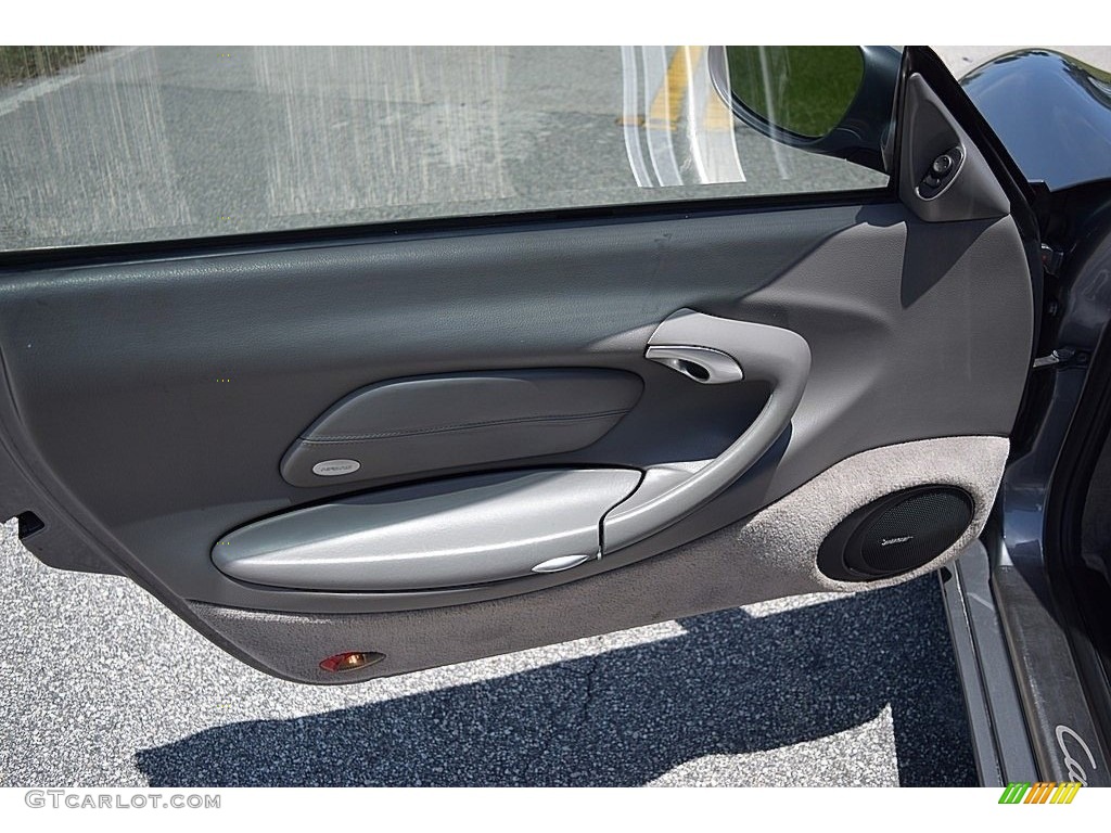 2002 911 Carrera Coupe - Seal Grey Metallic / Graphite Grey photo #36