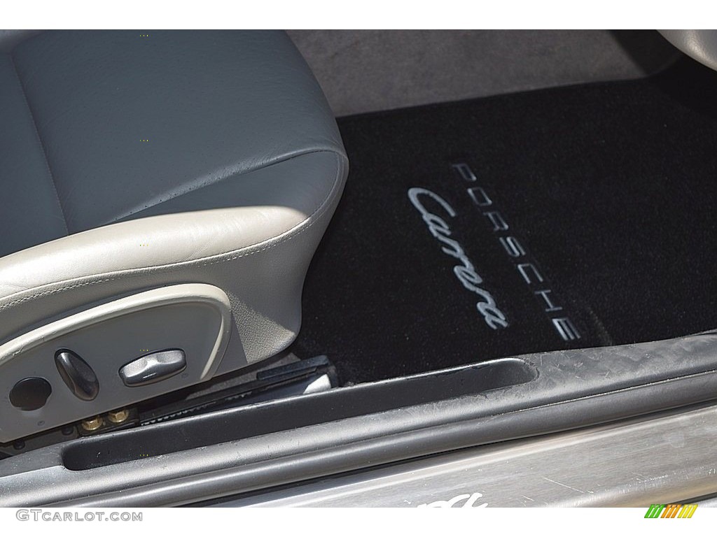 2002 911 Carrera Coupe - Seal Grey Metallic / Graphite Grey photo #41