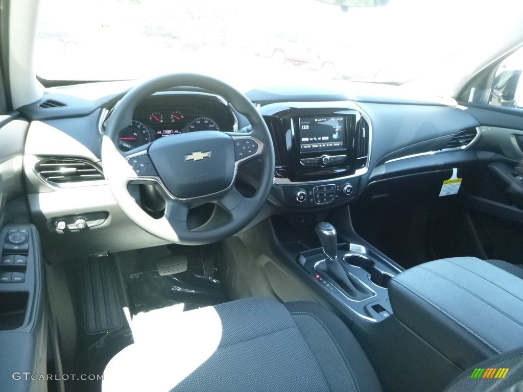Jet Black Interior 2019 Chevrolet Traverse LS AWD Photo #128153172