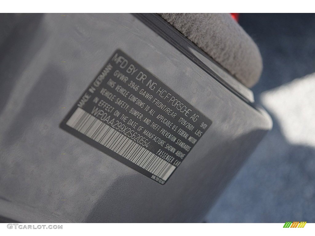 2002 911 Carrera Coupe - Seal Grey Metallic / Graphite Grey photo #60