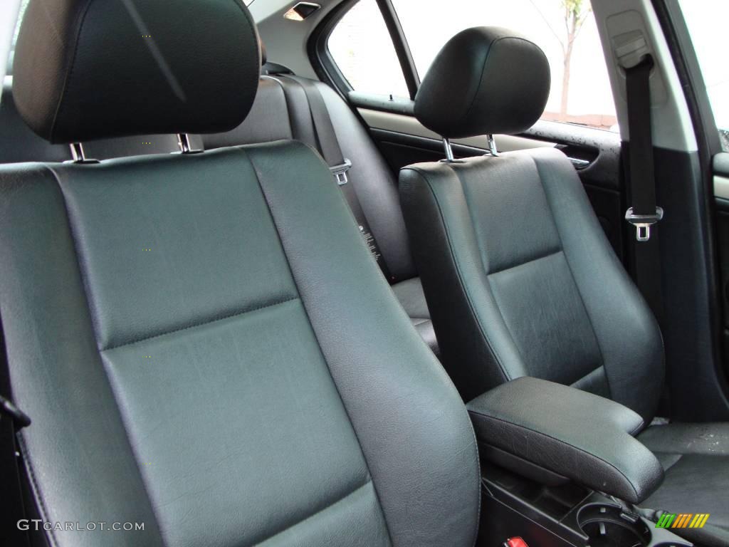 2004 3 Series 325xi Sedan - Jet Black / Black photo #12
