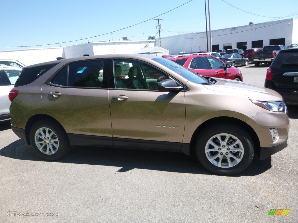 2019 Equinox LS AWD - Sandy Ridge Metallic / Medium Ash Gray photo #6