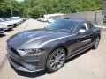 2018 Lead Foot Gray Ford Mustang EcoBoost Fastback  photo #5