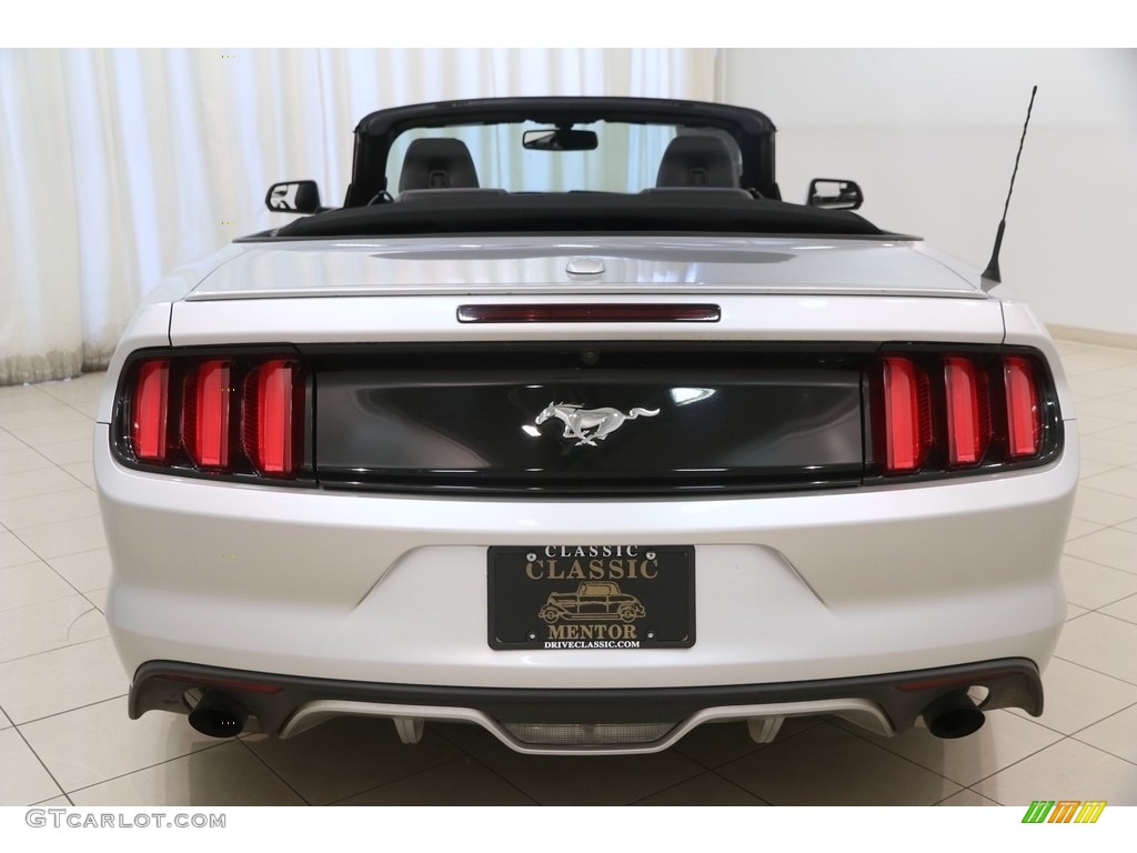 2017 Mustang EcoBoost Premium Convertible - Ingot Silver / Ebony photo #19