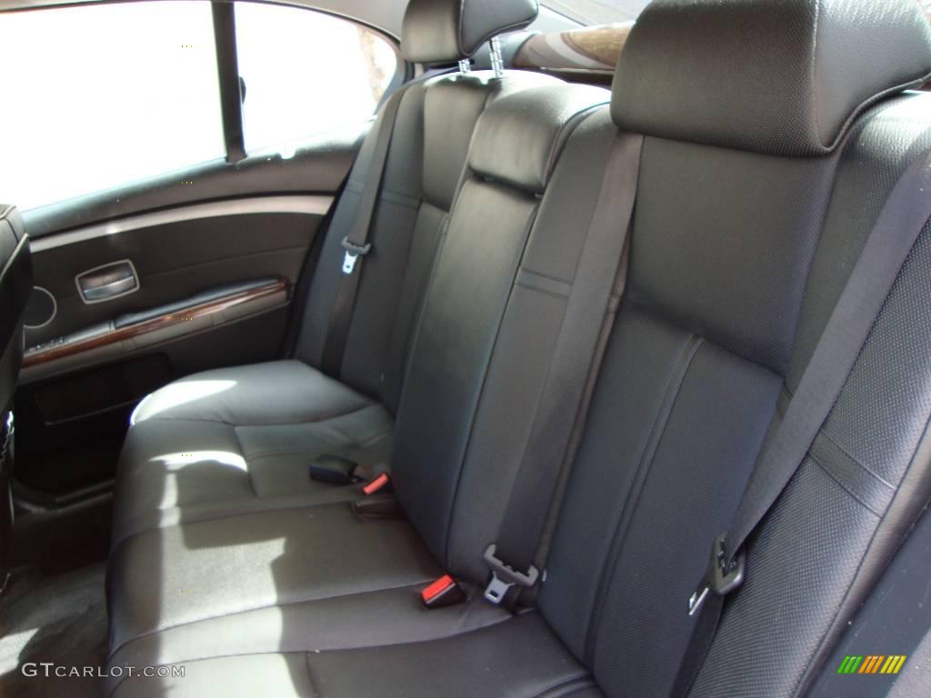 2005 7 Series 745i Sedan - Jet Black / Black/Black photo #10