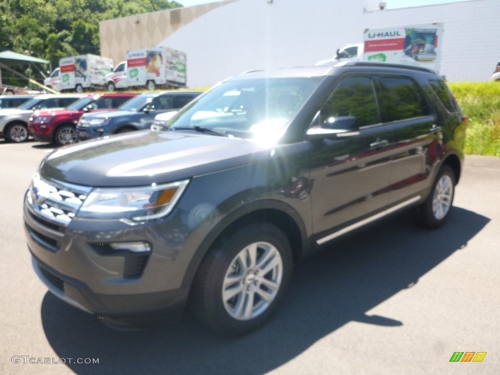 2018 Explorer XLT 4WD - Magnetic Metallic / Ebony Black photo #5