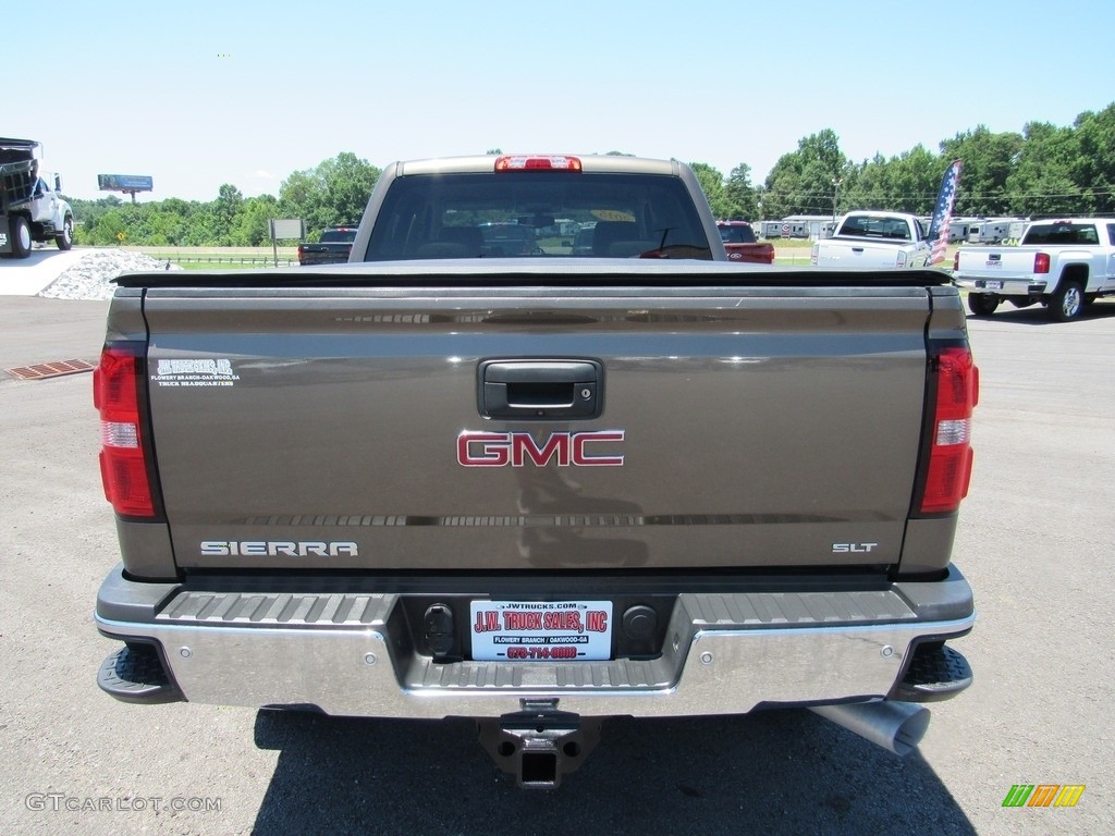 2015 Sierra 2500HD SLT Crew Cab 4x4 - Bronze Alloy Metallic / Cocoa/Dune photo #4