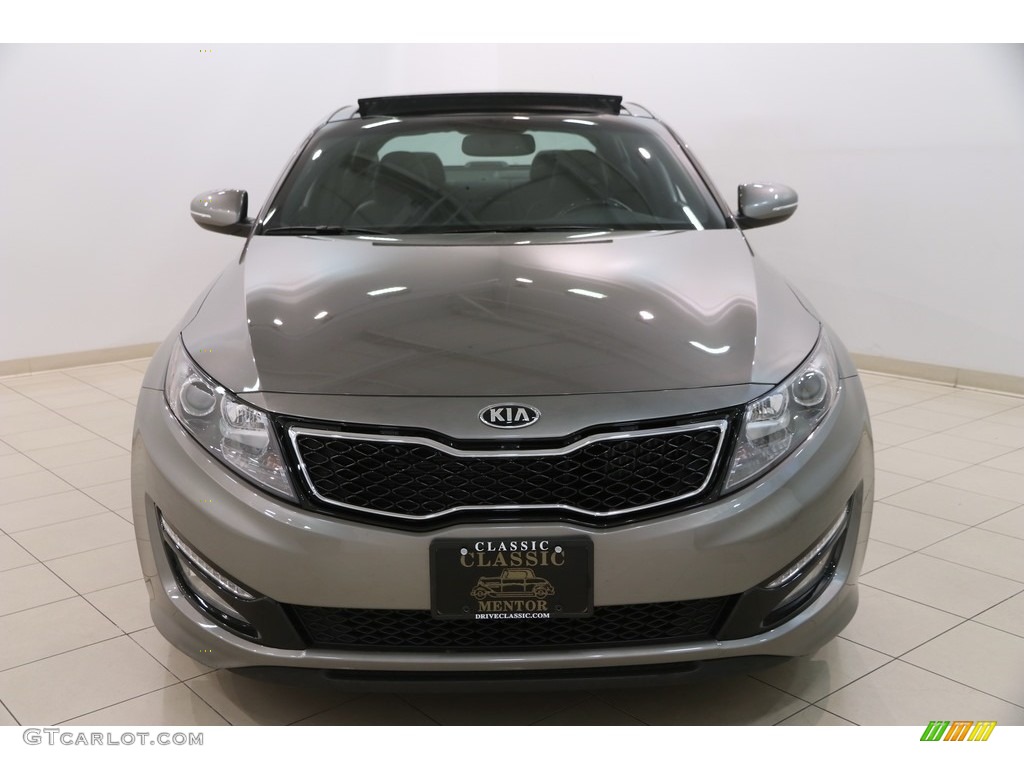 2013 Optima SX - Titanium Silver Metallic / Black photo #2