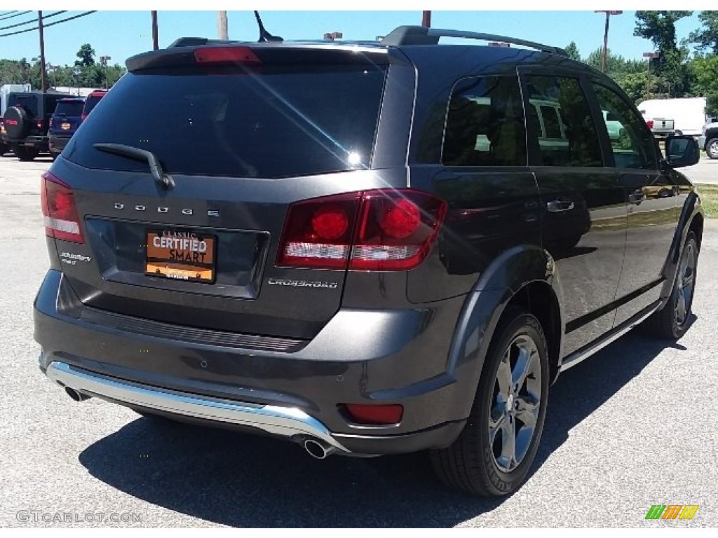 2017 Journey Crossroad AWD - Granite Pearl-Coat / Black photo #5